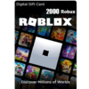 Roblox - 2000 Robux (Global) - Digital Key